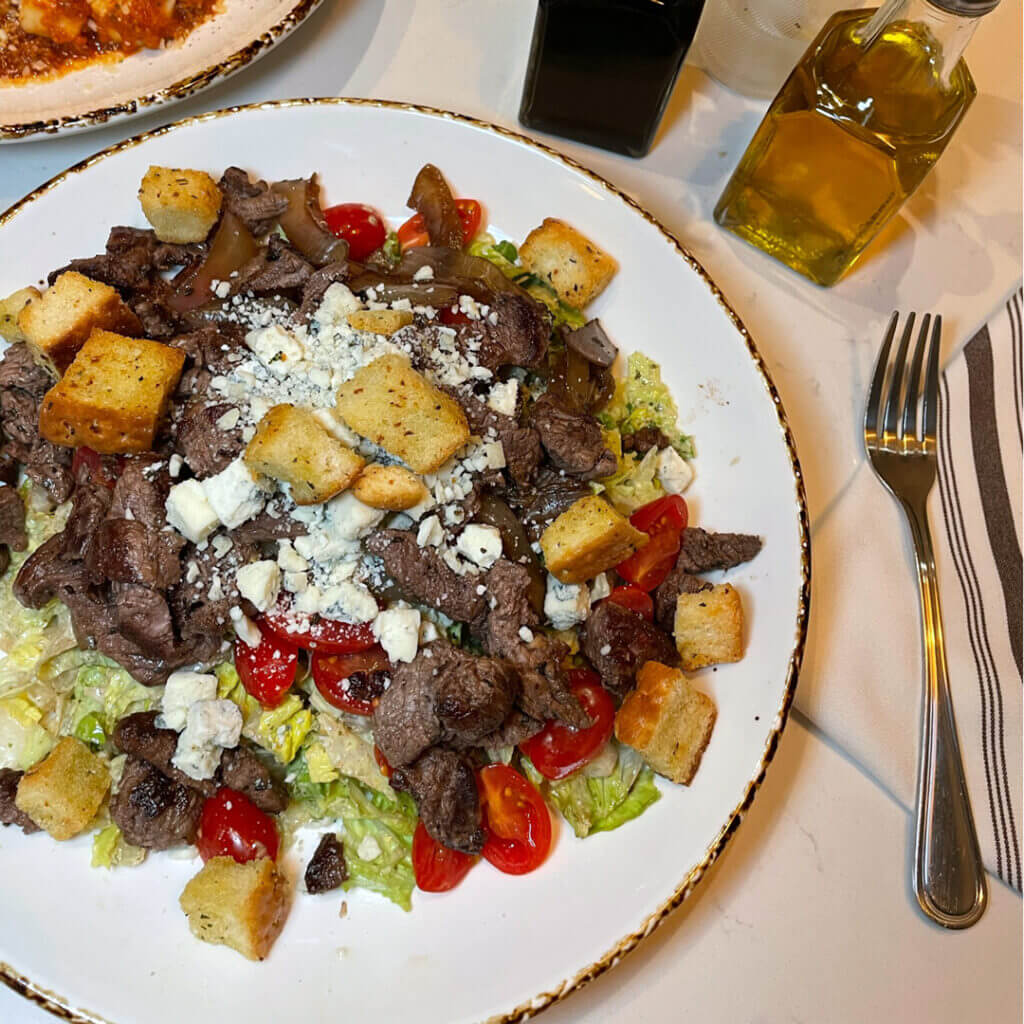 Rosti Tuscan Kitchen Italian Dining In Los Angeles   SteakSalad 1024x1024 